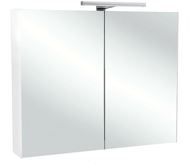 Зеркальный шкаф с розеткой Jacob Delafon EB786 70 белый лак купить в интернет-магазине сантехники Sanbest