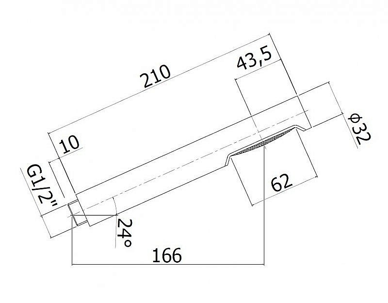 Душевая лейка Cezares CZR-B-D1F-BIO Белый матовый купить в интернет-магазине сантехники Sanbest