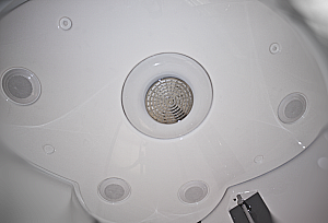 Душевой бокс Радомир Калифорния К2 155х155 1-04-1-0-5-0810 стекло прозрачное/профиль белый/крыша сендвич купить в интернет-магазине Sanbest