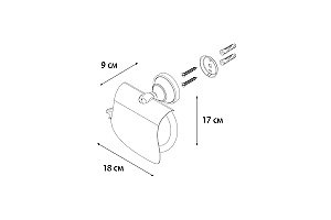 Держатель туалетной бумаги FIXSEN BOGEMA FX-78510 купить в интернет-магазине сантехники Sanbest