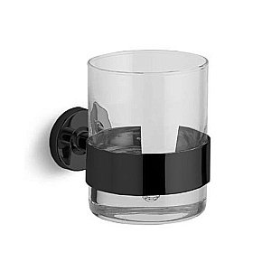 Стакан для зубных щеток Bertocci Cinquecento Черный купить в интернет-магазине сантехники Sanbest