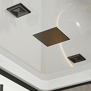 Душевая кабина Niagara Standart ST120/90/15Q/BL 120х90 профиль черный матовый/стекло прозрачное купить в интернет-магазине Sanbest