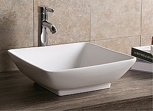 Раковина накладная CeruttiSpa 42 CR7034D белая купить в интернет-магазине Sanbest