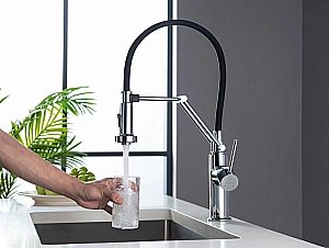 Смеситель для кухни Aquatek Европа AQ1388CR хром купить в интернет-магазине сантехники Sanbest