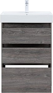 Тумба с раковиной Aquanet Nova Lite 302470 60 дуб рошелье для ванной в интернет-магазине Sanbest