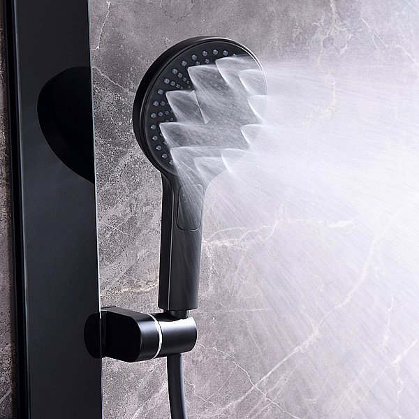 Душевая система Black&White Gravity 9005NMB черная матовая купить в интернет-магазине сантехники Sanbest
