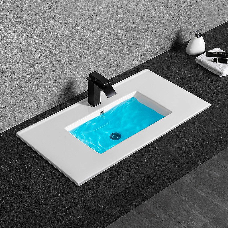 Раковина Ceramalux N 91 YJ-803-90 белая купить в интернет-магазине Sanbest