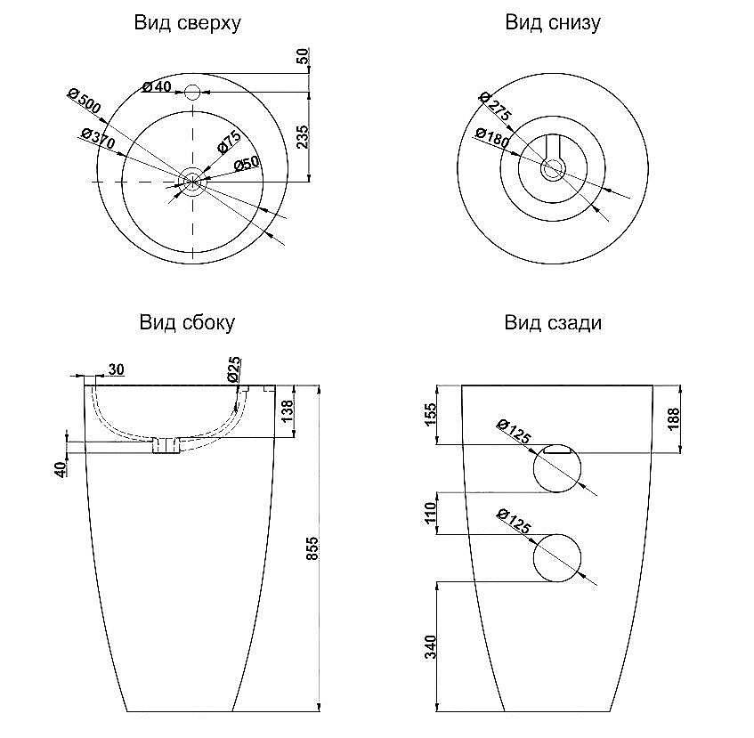 Раковина Melana B133 B133-805 белая купить в интернет-магазине Sanbest