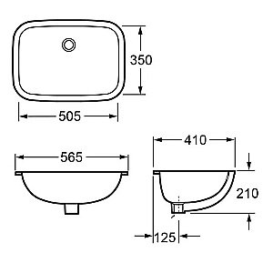 Раковина Jacob Delafon  VOX EVV002-00 50 белая купить в интернет-магазине Sanbest