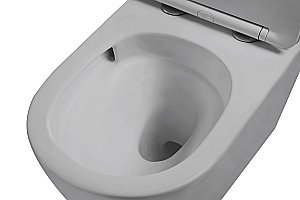 Унитаз подвесной Vincea Globo VT1-14TMG серый матовый, с крышкой микролифт, слив-торнадо купить в интернет-магазине Sanbest