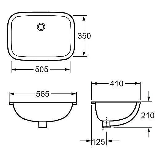 Раковина Jacob Delafon  VOX EVV002-00 50 белая купить в интернет-магазине Sanbest