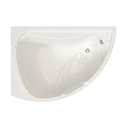 Ванна акриловая Радомир Альбена 168х120 комплект хром, левая купить в интернет-магазине сантехники Sanbest