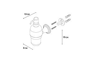 Диспенсер FIXSEN Luksor FX-71612B купить в интернет-магазине сантехники Sanbest