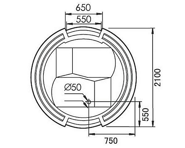 Ванна акриловая Gemy Water Channel G9060 K 210х210 белая с гидромассажем купить в интернет-магазине Sanbest