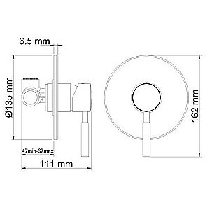 Смеситель для душа WasserKRAFT Main 4151 купить в интернет-магазине сантехники Sanbest