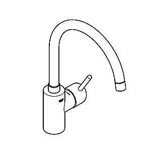 Смеситель для кухни Grohe Concetto 32661DC3 суперсталь купить в интернет-магазине сантехники Sanbest