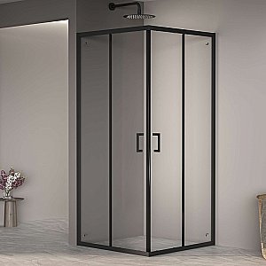 Душевой уголок RGW Passage PA-030B 100x100 350803000-14 стекло прозрачное/профиль черный купить в интернет-магазине Sanbest