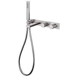 Смеситель для ванны ABBER Rund AF8730SP сатин купить в интернет-магазине сантехники Sanbest