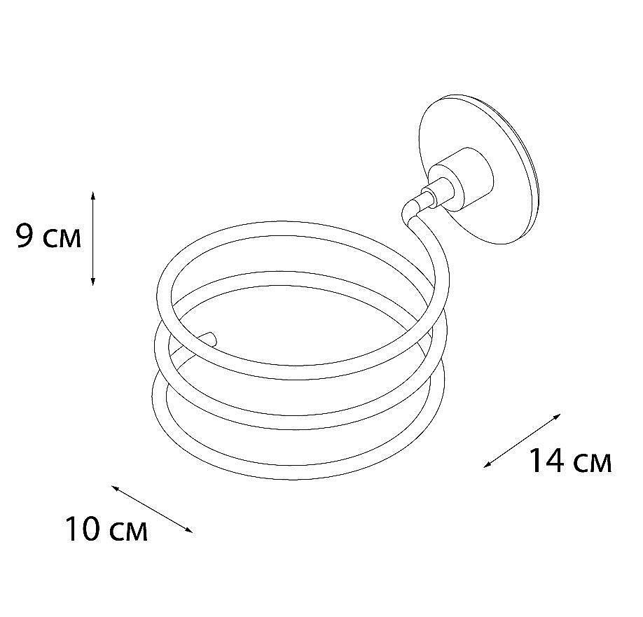 Держатель для фена FIXSEN Round FX-92119 купить в интернет-магазине сантехники Sanbest