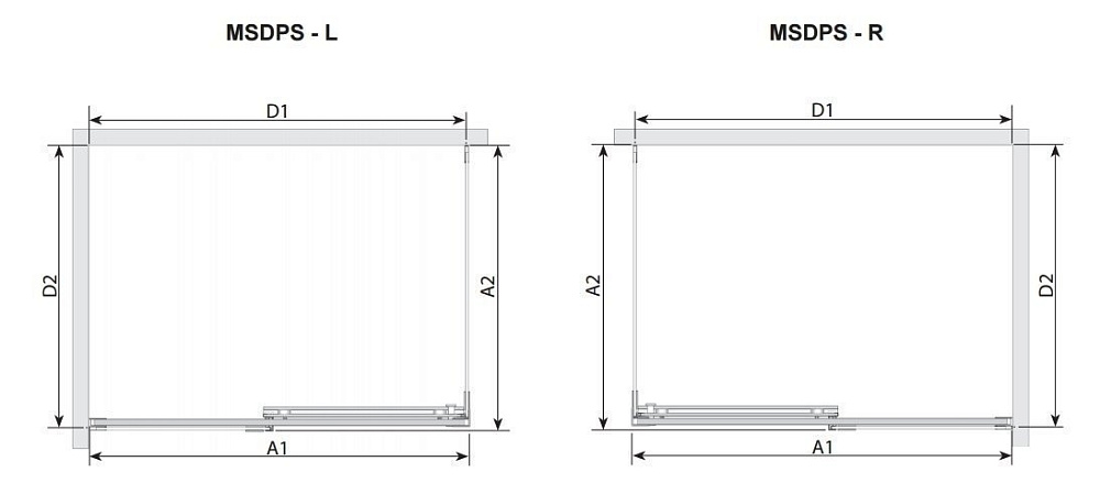 Душевой уголок Ravak Matrix MSDPS 120x90 стекло прозрачное/профиль белый купить в интернет-магазине Sanbest