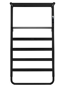 Полотенцесушитель электрический WONZON & WOGHAND DÜSSELDORF, Черный матовый (WW-A208-MB) купить в интернет-магазине сантехники Sanbest
