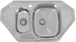 Мойка кухонная Kaiser KSS-8547 хром купить в интернет-магазине сантехники Sanbest