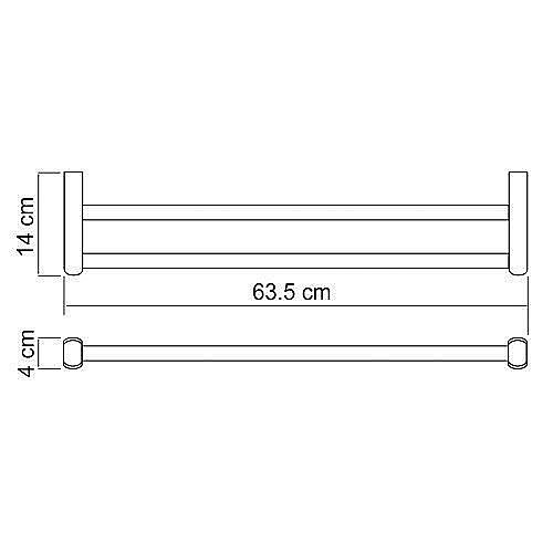 Полотенцедержатель WasserKRAFT Berkel К-6840 купить в интернет-магазине сантехники Sanbest