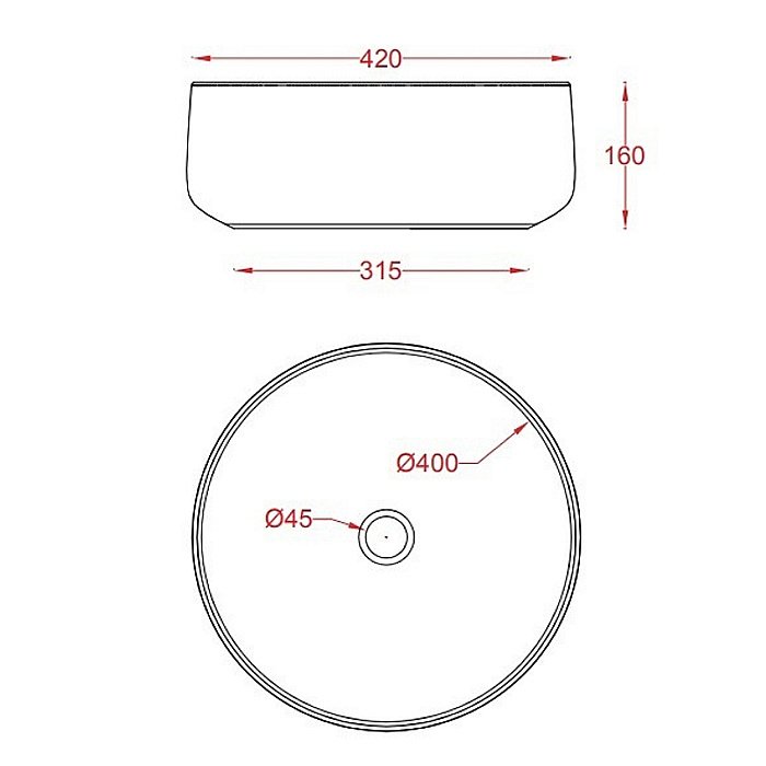 Раковина накладная Artceram Cognac 42 COL001 89 00 Light Terrazzo купить в интернет-магазине Sanbest