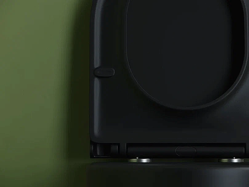 Унитаз подвесной Ceramica Nova Ulma CN4006MB безободковый, с крышкой микролифт, черный матовый купить в интернет-магазине Sanbest