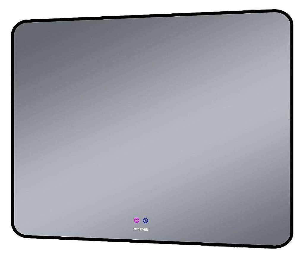Зеркало Grossman ELEGANS-норма Black 100x80 17100802 черное в ванную от интернет-магазине сантехники Sanbest