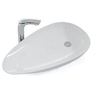 Раковина накладная CeramaLux N 66,5 7862-1 белая купить в интернет-магазине Sanbest