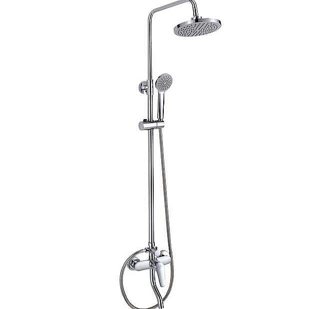 Душевая система Milardo Simp SIMSB1FM06 хром купить в интернет-магазине сантехники Sanbest