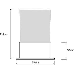Стакан Bemeta Plaza 140110061 хром купить в интернет-магазине сантехники Sanbest