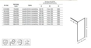 Душевое ограждение NEW TRENDY VELIO BLACK 110 D-0144B стекло прозрачное/профиль черный купить в интернет-магазине Sanbest