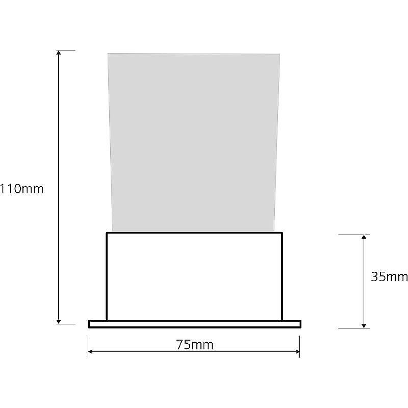 Стакан Bemeta Plaza 140110061 хром купить в интернет-магазине сантехники Sanbest