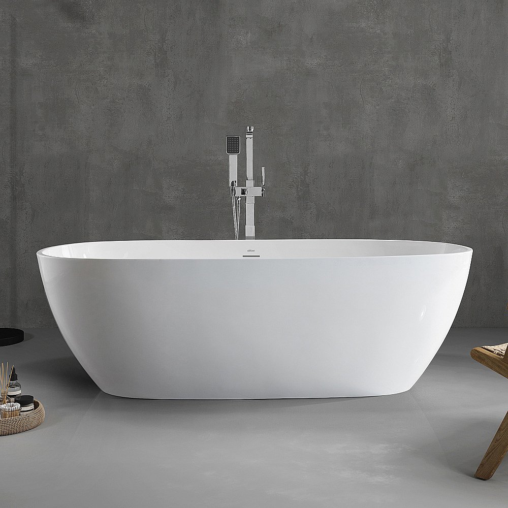 Ванна акриловая Abber 160х81,5 AB9263-1.6 белая купить в интернет-магазине Sanbest