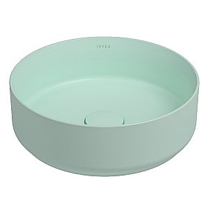 Раковина ISVEA Infinity 36 10NF65036SV-2T мятно-зеленый матовый купить в интернет-магазине Sanbest