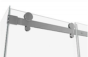 Душевой уголок Bravat WAVE BS120.3102S 80х120 стекло прозрачное/профиль хром купить в интернет-магазине Sanbest