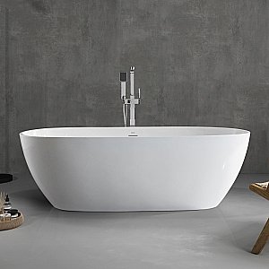 Ванна акриловая Abber 160х81,5 AB9263-1.6 белая купить в интернет-магазине Sanbest