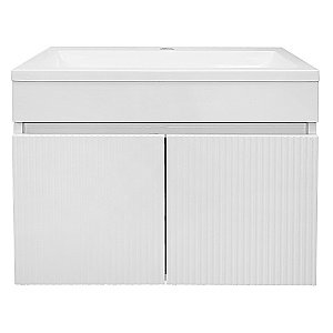 Тумба с раковиной подвесная Loranto Serenada CS00096748 70 белая для ванной в интернет-магазине Sanbest