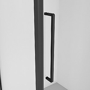 Душевой уголок Niagara Nova NG-85-10AB/NG-A80B-34 100х80 стекло прозрачное/профиль черный матовый купить в интернет-магазине Sanbest