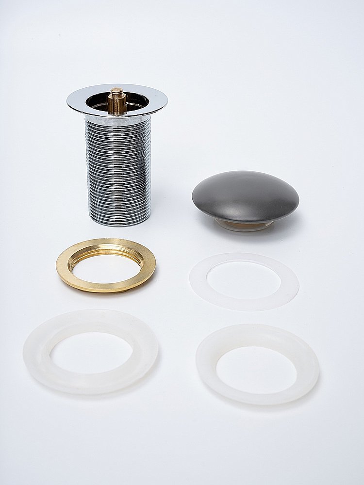 Донный клапан Gid Dgm100 черный матовый купить в интернет-магазине сантехники Sanbest