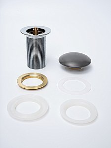 Донный клапан Gid Dgm100 черный матовый купить в интернет-магазине сантехники Sanbest