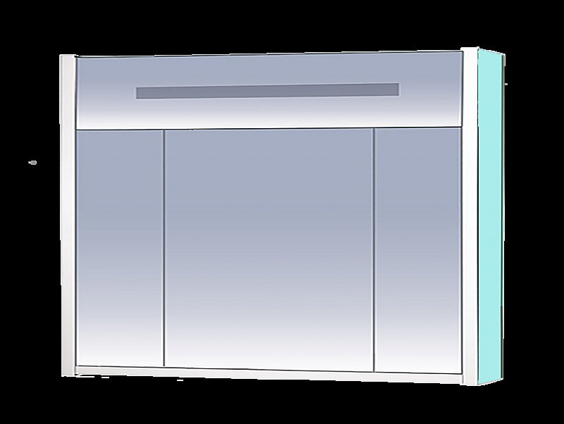 Зеркальный шкаф Misty Джулия 105 голубой купить в интернет-магазине сантехники Sanbest