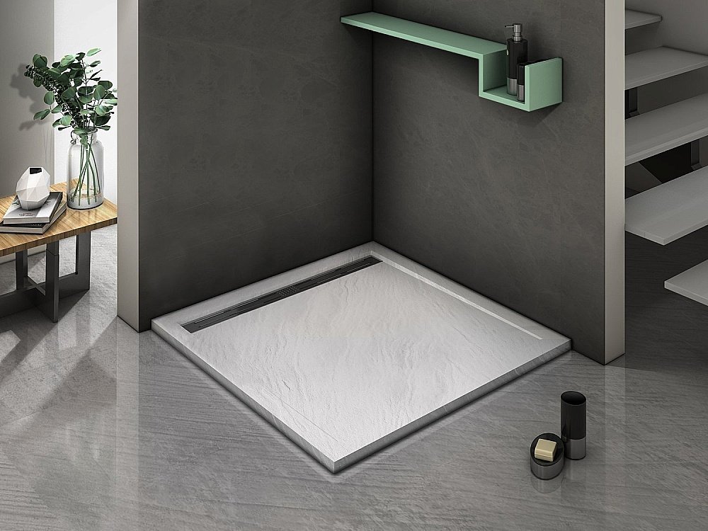 Душевой поддон Weltwasser WW TRS STONE WT 10000004366 90x90 белый купить в интернет-магазине Sanbest