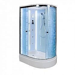 Душевая кабина Deto Серия ЕМ ЕМ2712 L LED с гм. 120x80 левая купить в интернет-магазине сантехники Sanbest