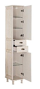 Пенал Aquanet Тесса 35 жасмин/золото для ванной в интернет-магазине сантехники Sanbest