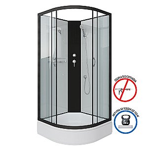 Душевая кабина Niagara Classic NG-6702-14BK 100x100 купить в интернет-магазине Sanbest