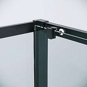 Душевой уголок Grossman Cosmo 120х100 120.K33.02.1210.21.00 стекло прозрачное/профиль черный матовый купить в интернет-магазине Sanbest