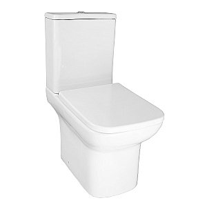 Унитаз напольный Azario Alba AZ-8323 белый безободковый, с бачком, с крышкой микролифт купить в интернет-магазине Sanbest